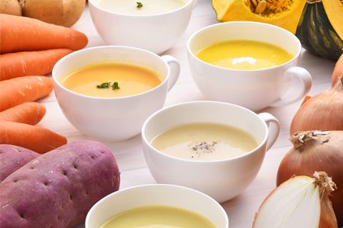 Potage of Yukimuro Ripening Vegetables